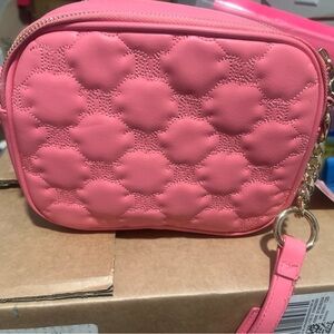 Juicy Couture Coral Quilted Crossbody Bag